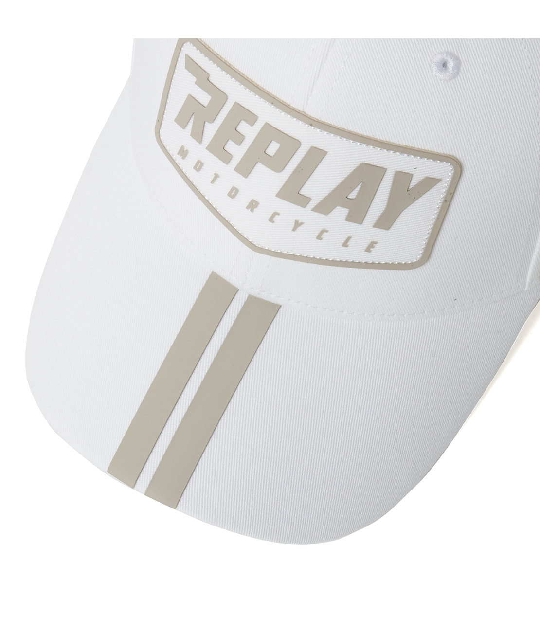 REPLAY MOTORCYCLE へビーコットンツイル キャップ 詳細画像 ホワイト 5